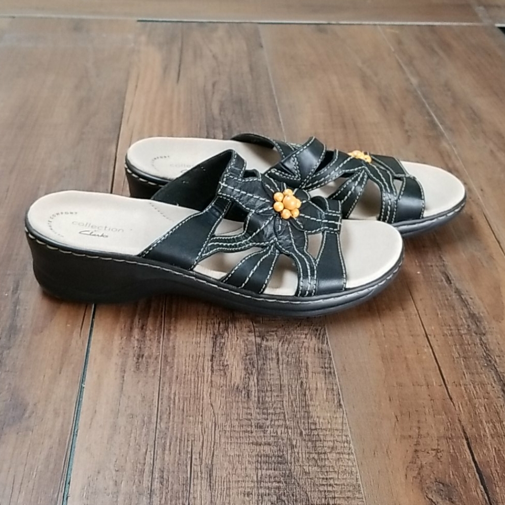 Women's Clarks Lexi Myrtle2 Wedge Slide, Size: 8 W - Picture 3 of 4